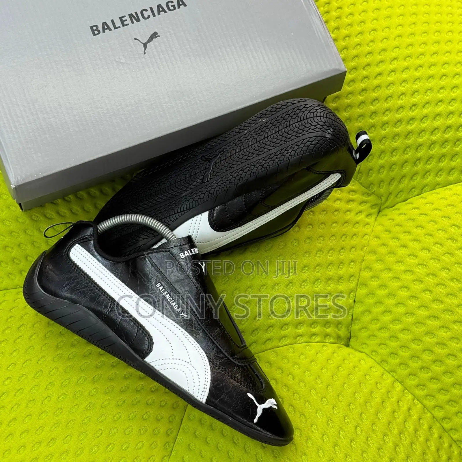 Balenciaga Fw25 X Puma Speedcat Leather Pack