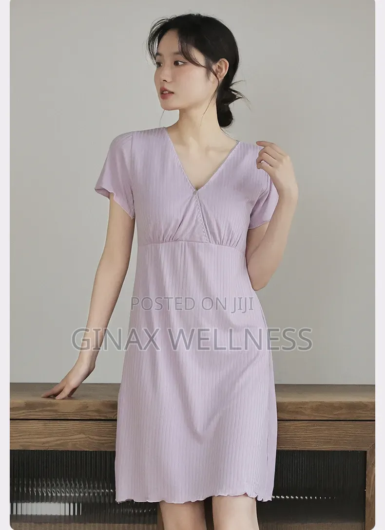 Maternity and Nursing Gowns With Built-in Bra Pads (M-3xl)