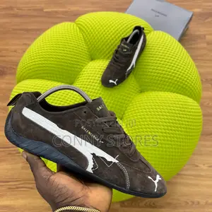 Balenciaga Fw25 X Puma Speedcat Leather “Brown White”