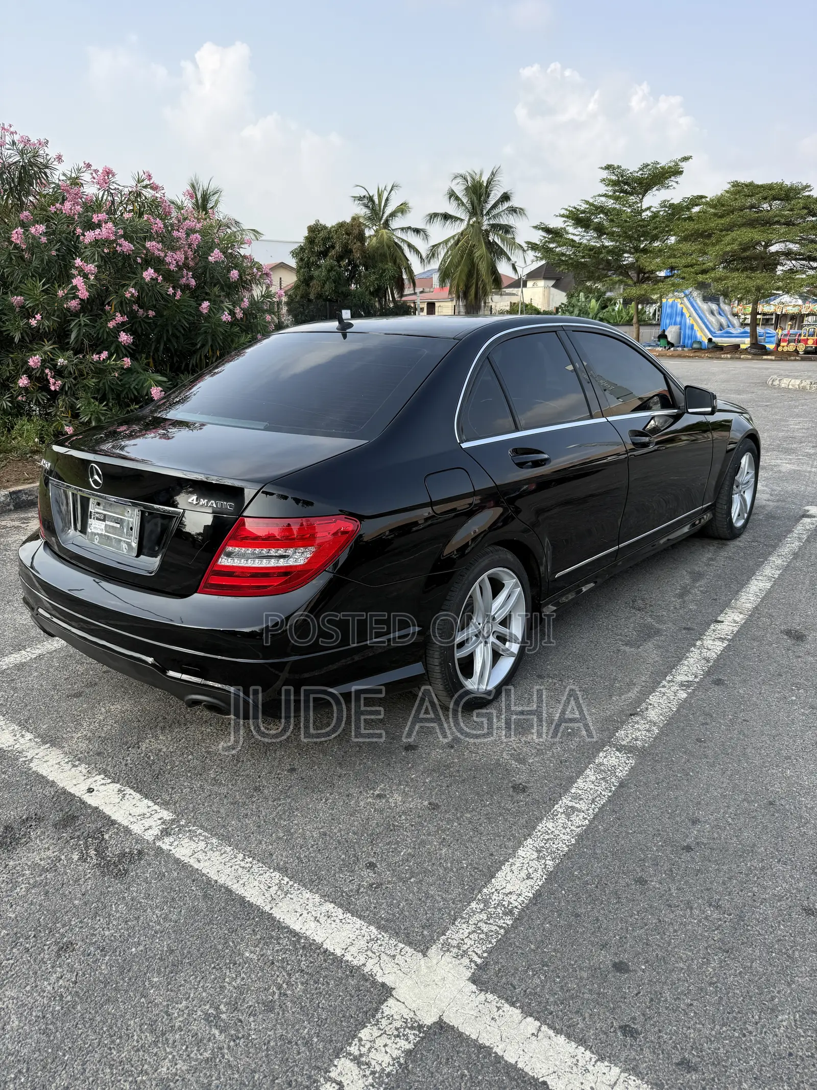 Mercedes-Benz C300 Sport 4Matic Sedan AWD (3.0L 6cyl 7A) 2012 Black