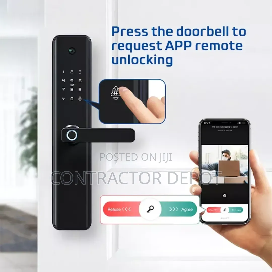 Door Lock Fully Automatic Biometric Fingerprint Smart Door Lock