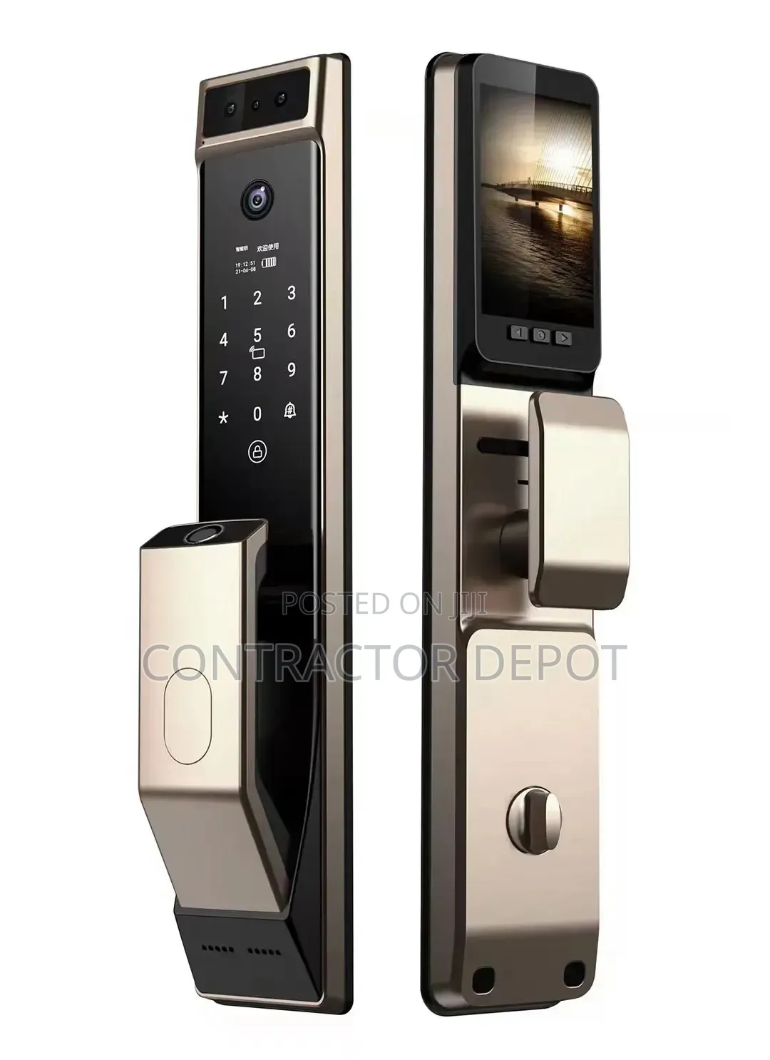 Tuya WiFi Smart Door Lock With 3D Face Recognition