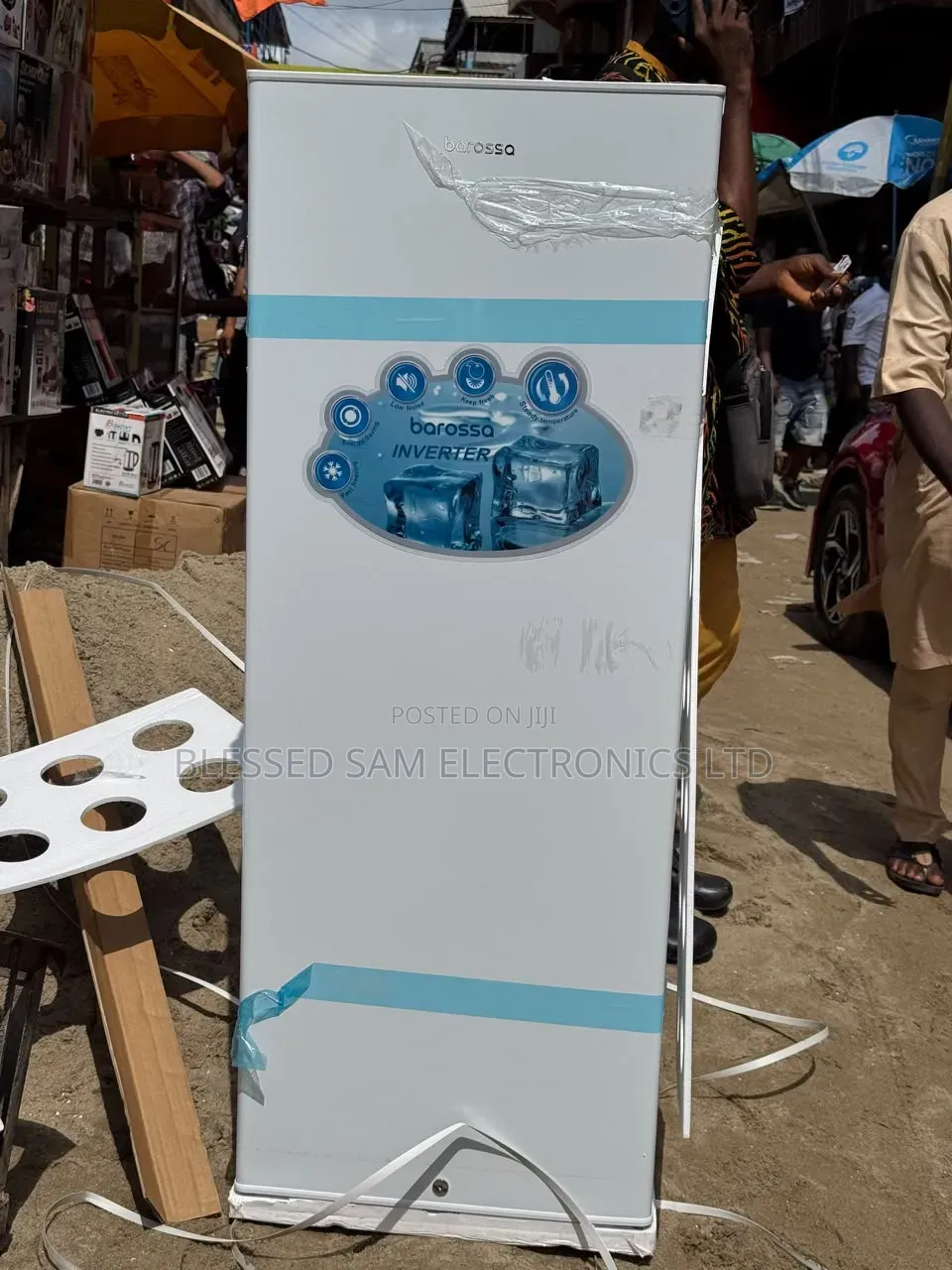 BAROSSQ 7 Steps UPRIGHT Inverter Ice Block Freezer for Block Maker