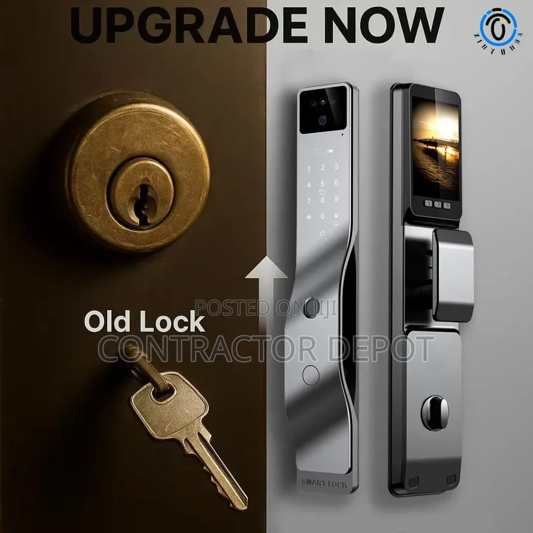 Smart Security Lock 3D Face Fingerprint