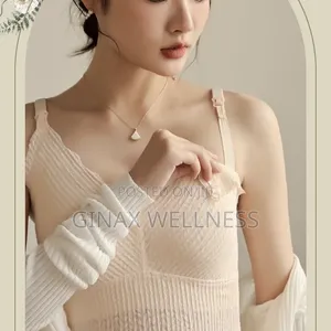 Maternity and Nursing Camisole With Breastfeeding Clips