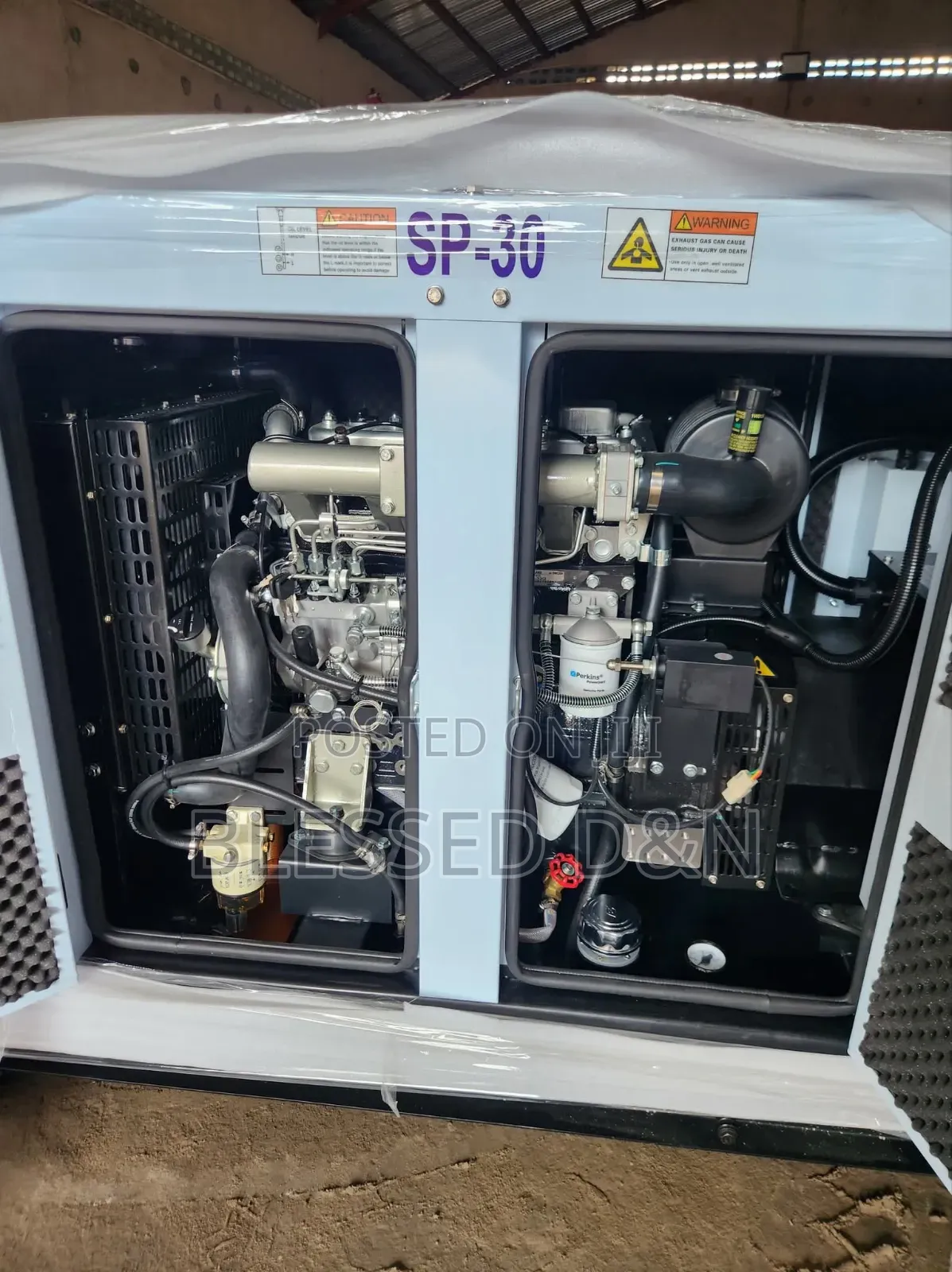 30kva Perkins Soundproof Diesel Generator