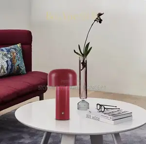 Rechargeable Touch Control Red Desk Lamp