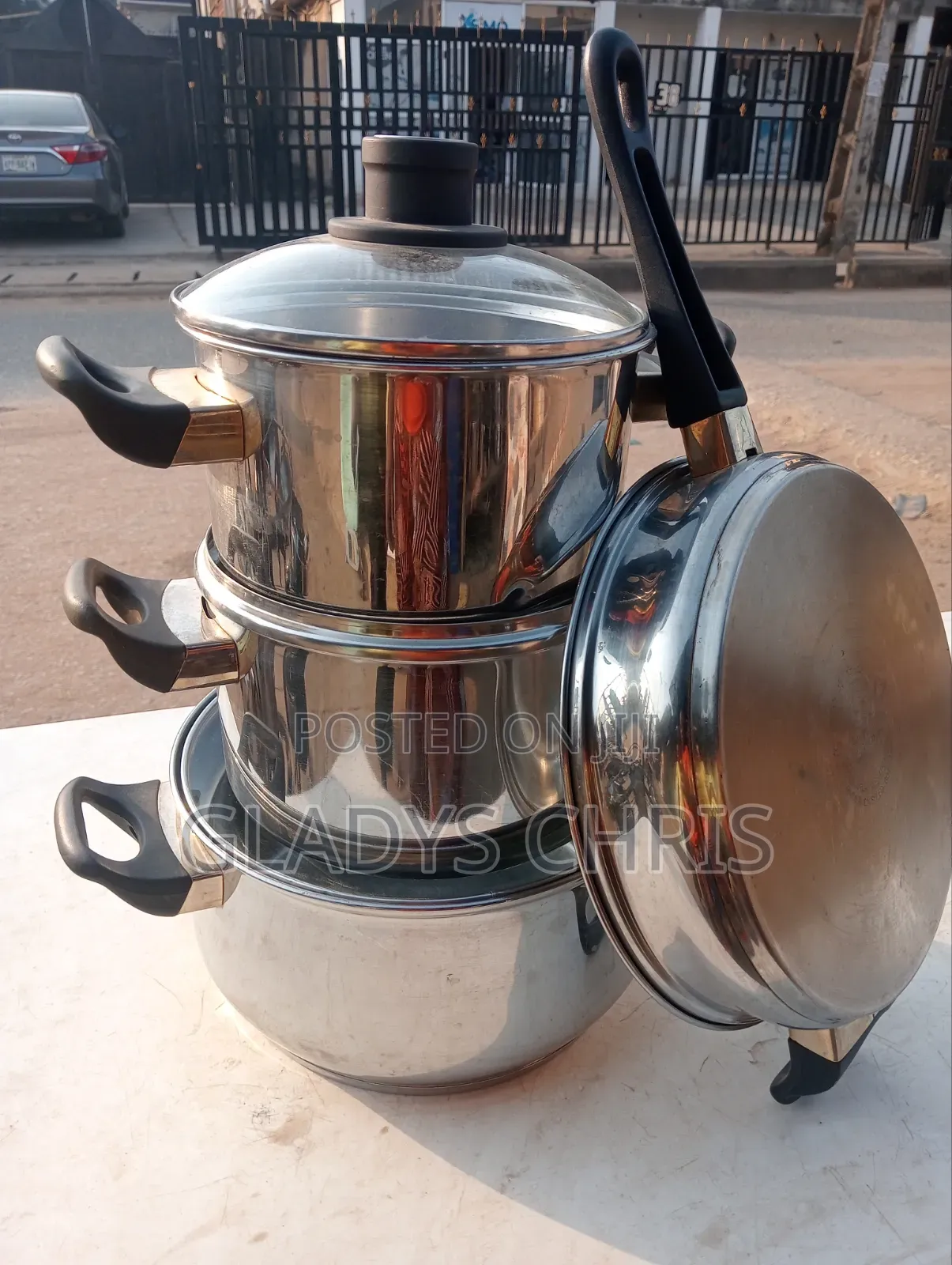 Stainless Steel Pot Germany Used Set