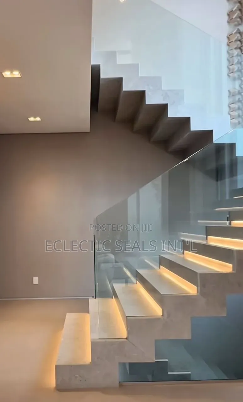 Interior and Exterior Floating Stairs Design
