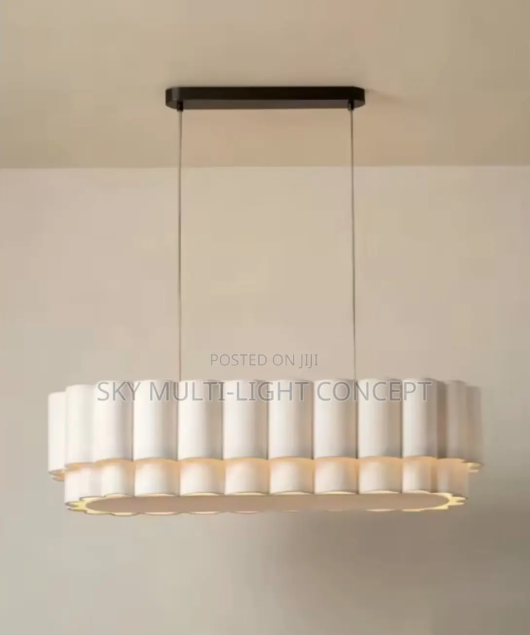 Modern Retro Fabric Chandelier
