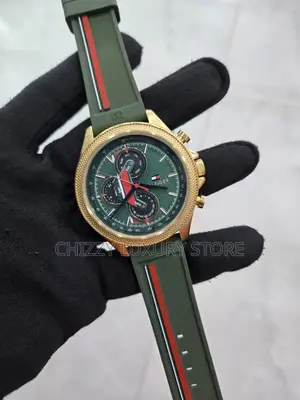 Tommy Hilfiger Quality Luxury Men Automatic Engine Wristwatch