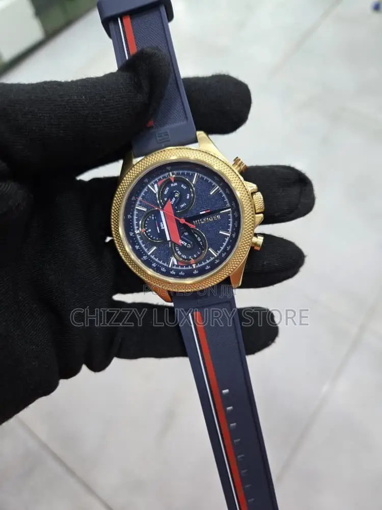 Tommy Hilfiger Quality Luxury Men Automatic Engine Wristwatch