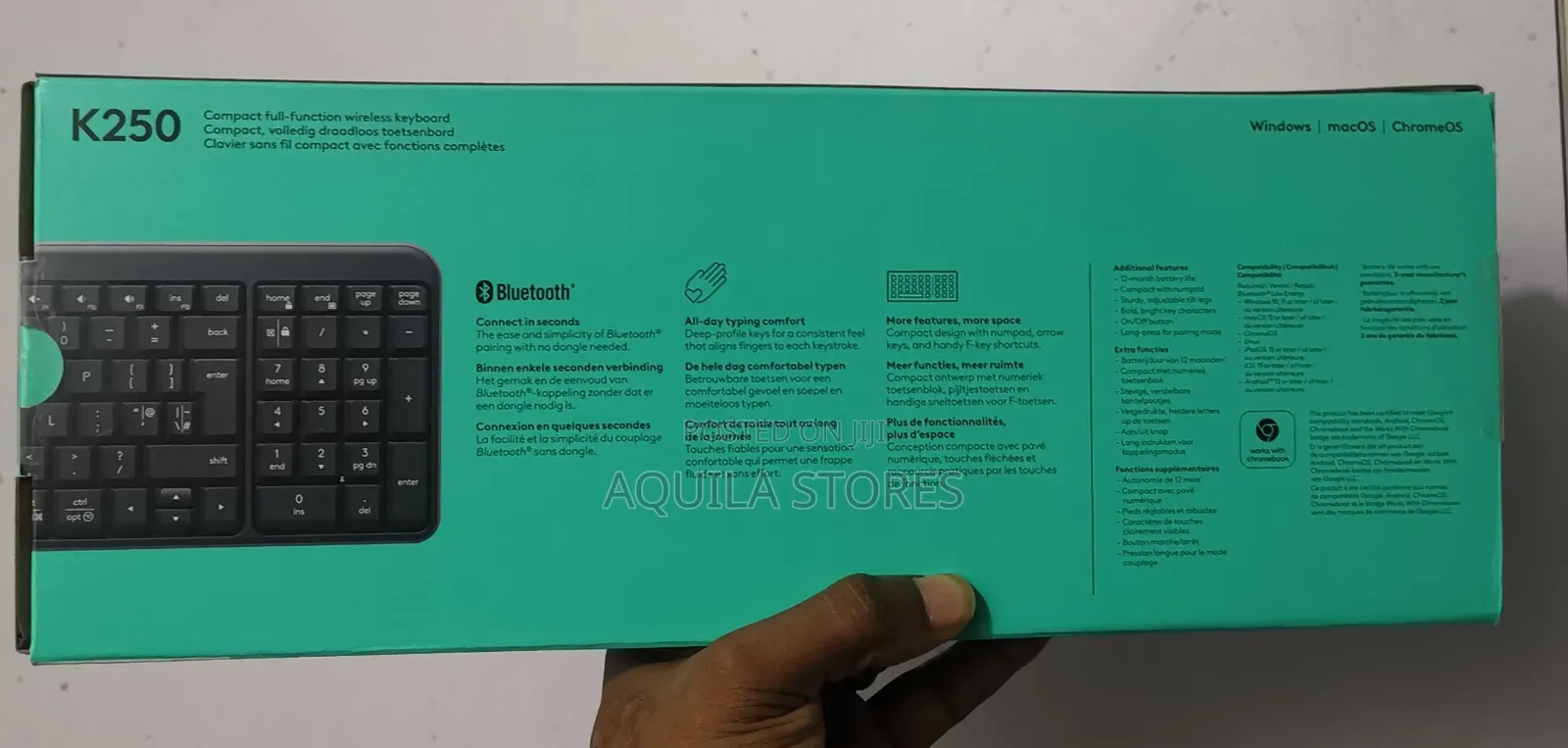 Logitech K250 Compact Bluetooth Wireless Keyboard