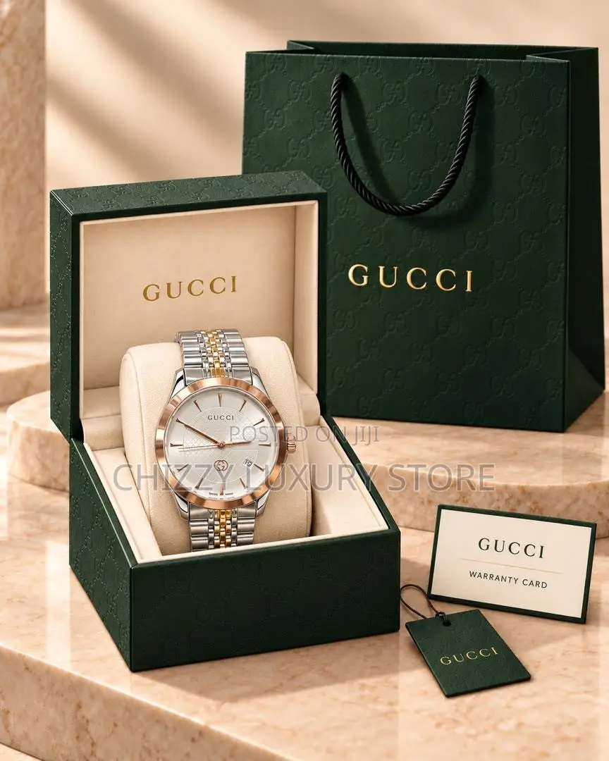 Gucci Quality Men Chain Strap Wristwatch