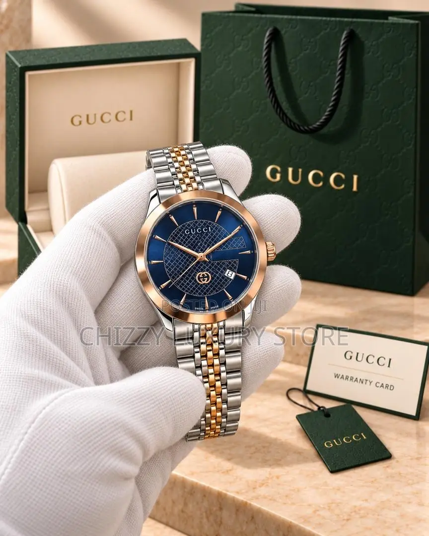 Gucci Quality Men Chain Strap Wristwatch