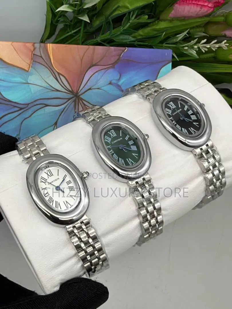 Cartier Quality Luxury Ladies Chain Strap Wristwatch