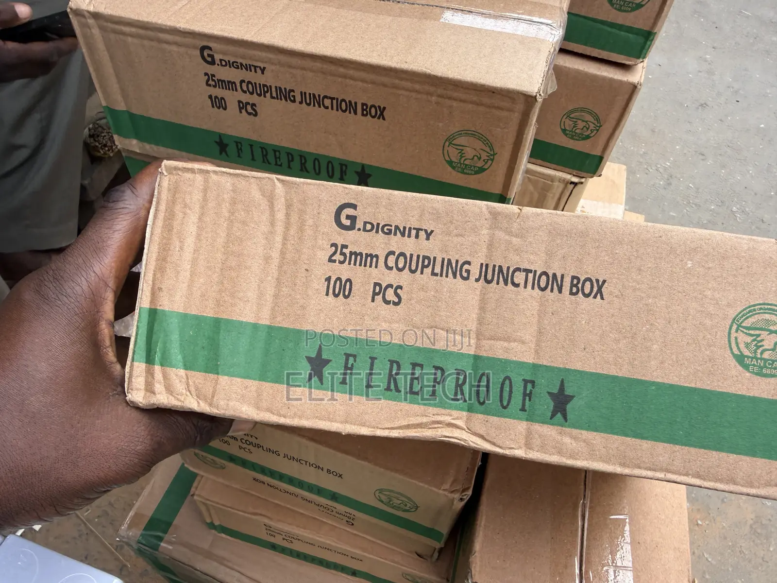 Original 20mm Electrical Conduit Coupler / PVC Pipe Connector
