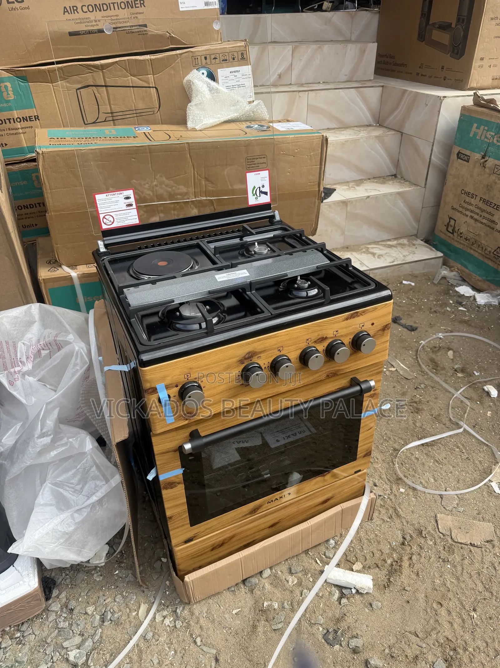 Maxi Gas Cooker 60 X 60 3 + 1