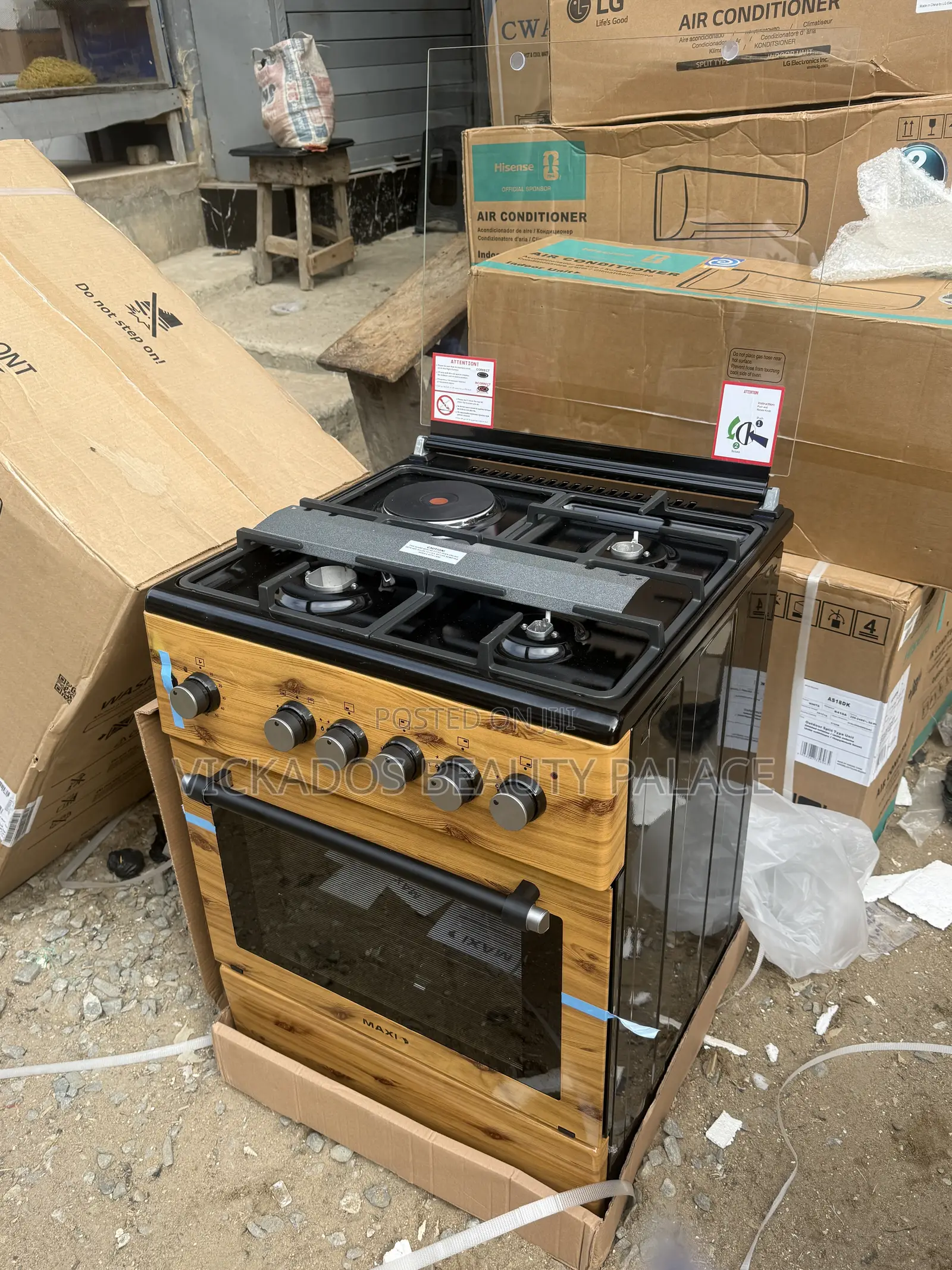 Maxi Gas Cooker 60 X 60 3 + 1