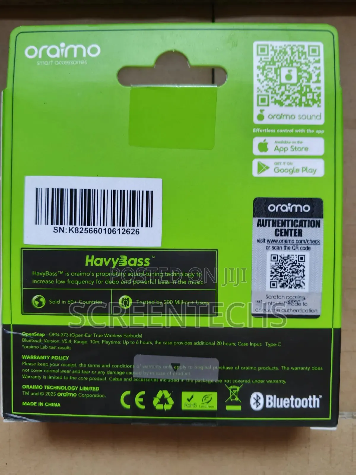 Original Oraimo OpenSnap Oraimo OpenSnap Open-Ear Earbuds373 I