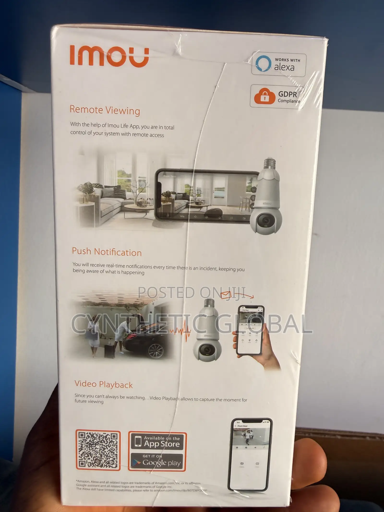 Imou E27 3mp Smart Bulb Wifi CCTV Camera