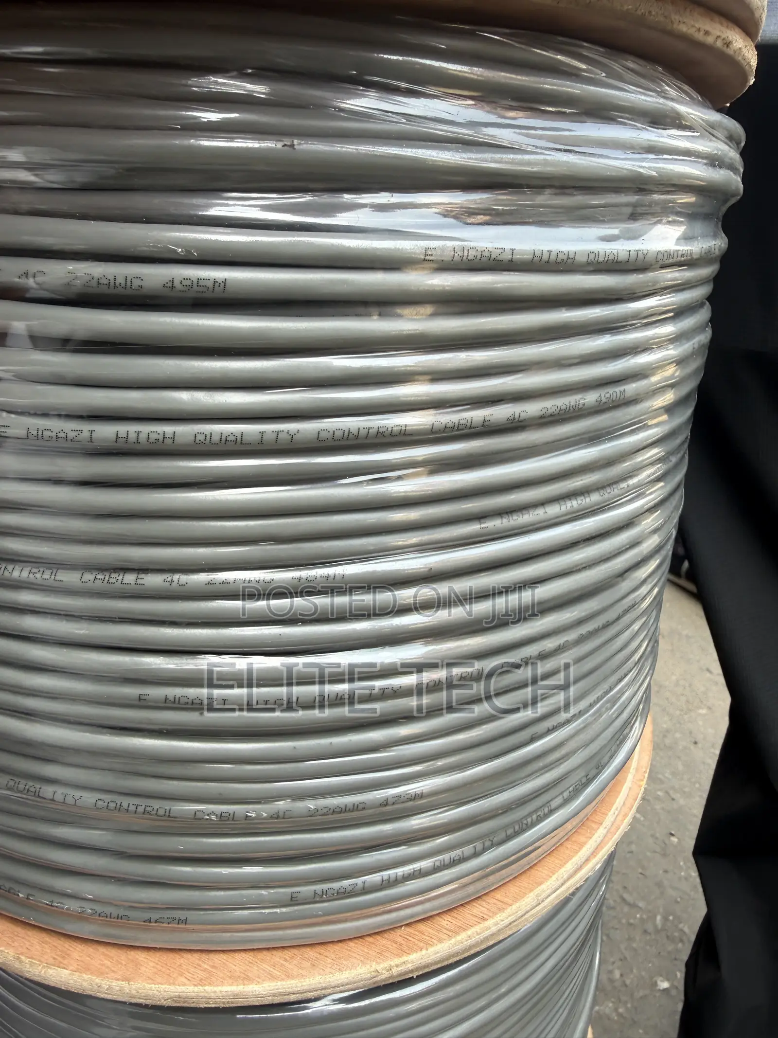 22AWG Multi-Core Control Cable 500m Drum – Pure Copper Signal Wire