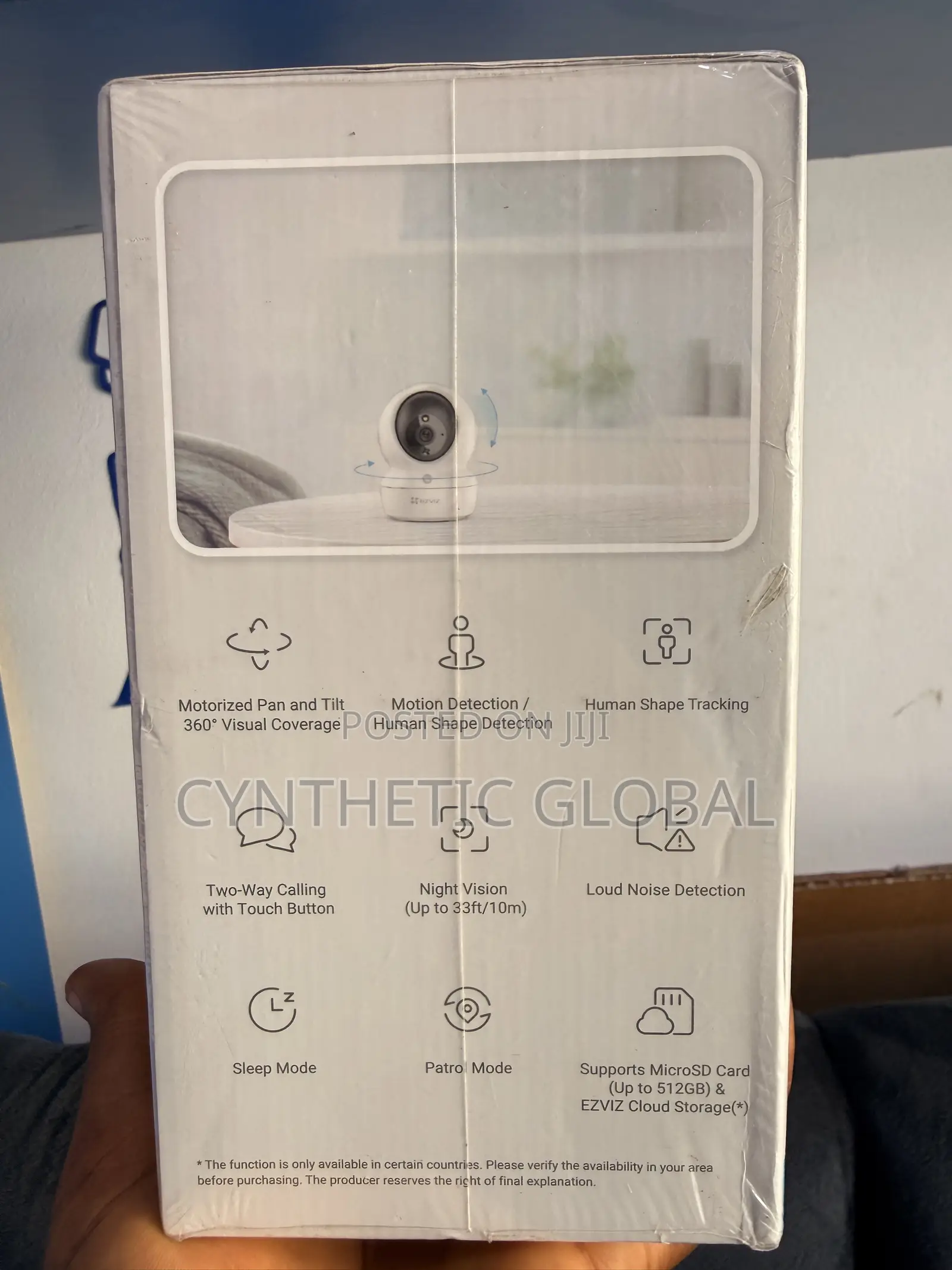 Ezviz Cs-H6c(3mp) Wifi Indoor Pt Camera