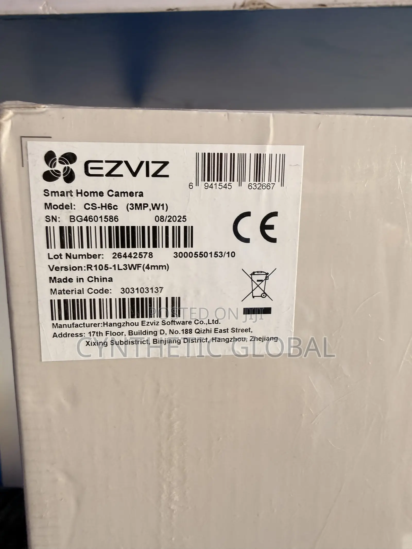 Ezviz Cs-H6c(3mp) Wifi Indoor Pt Camera