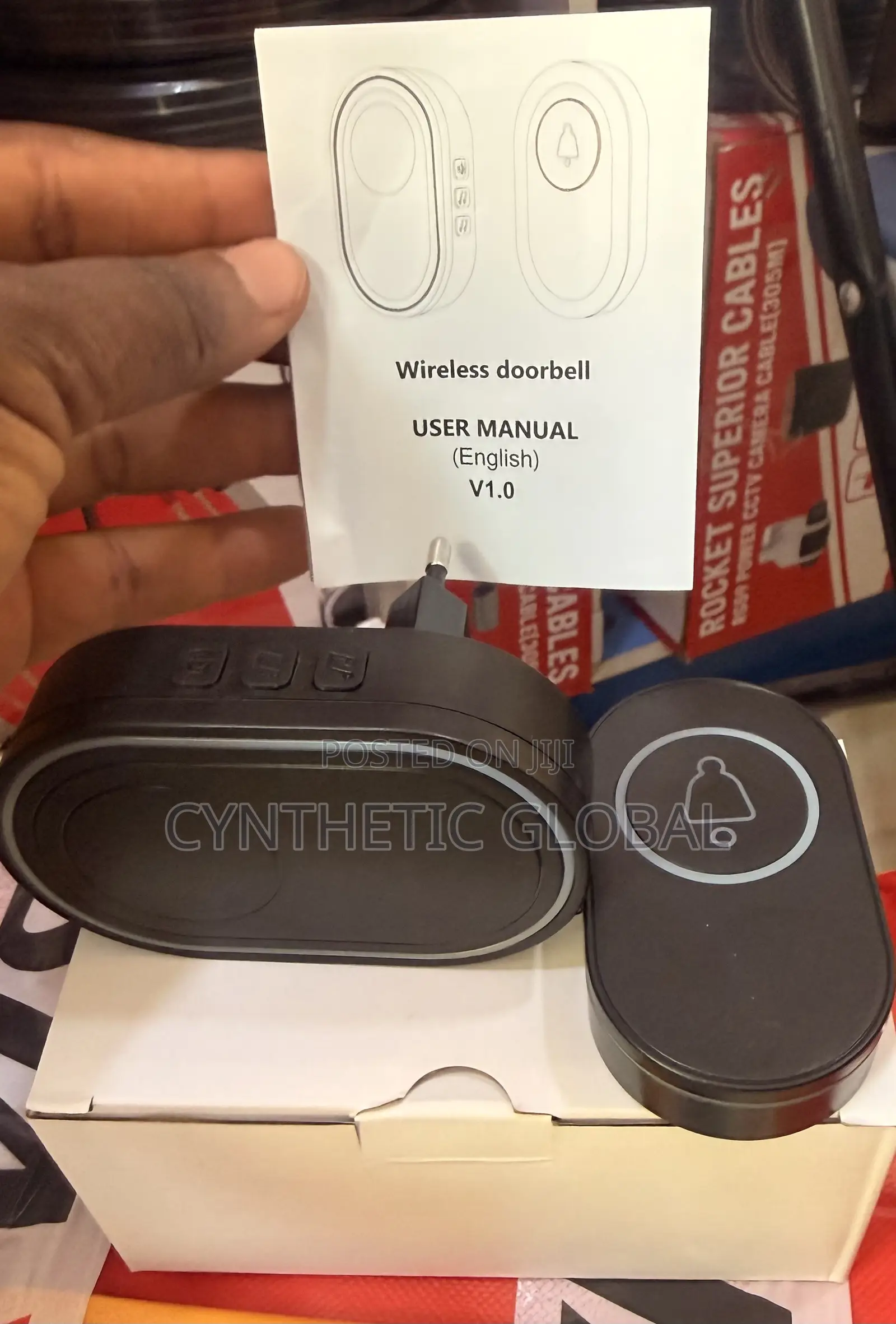 Smart Wireless Doorbell With Plug-in Receiver
