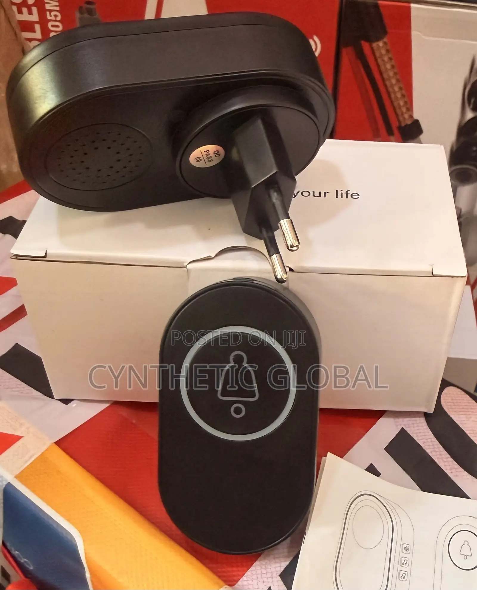 Smart Wireless Doorbell With Plug-in Receiver