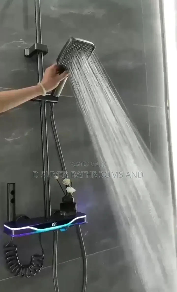 Luxury LED Digital Display Shower Mixer Tap