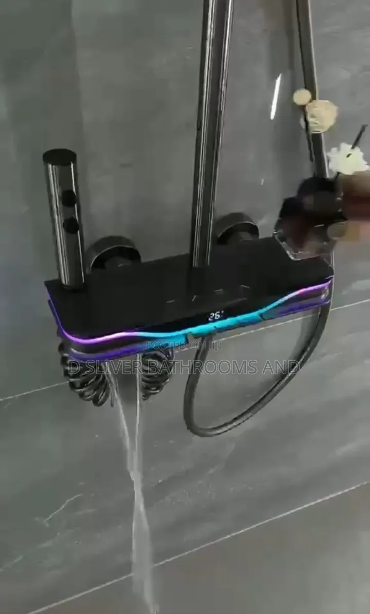 Luxury LED Digital Display Shower Mixer Tap