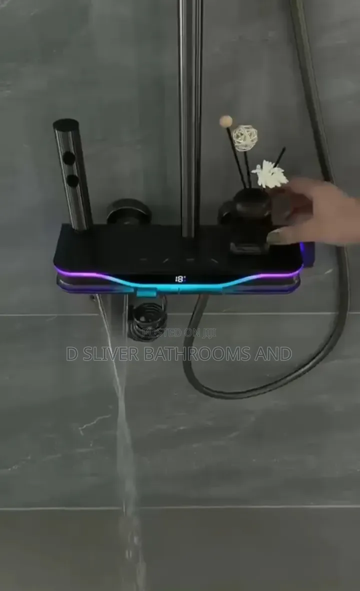 Luxury LED Digital Display Shower Mixer Tap