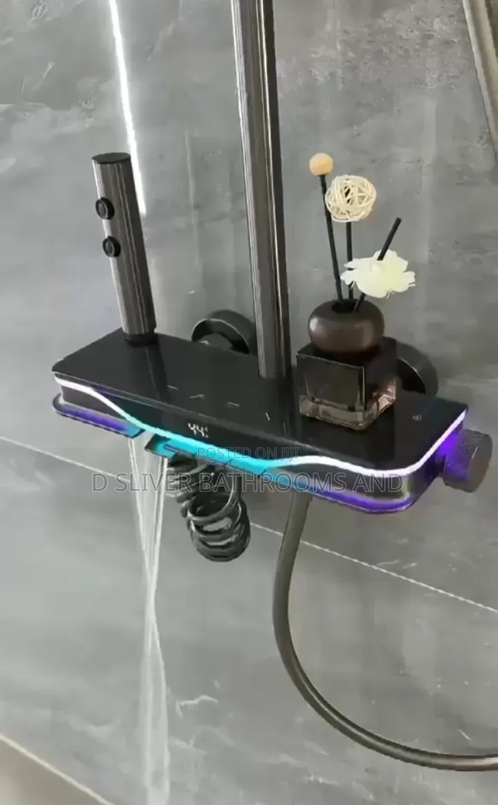 Luxury LED Digital Display Shower Mixer Tap