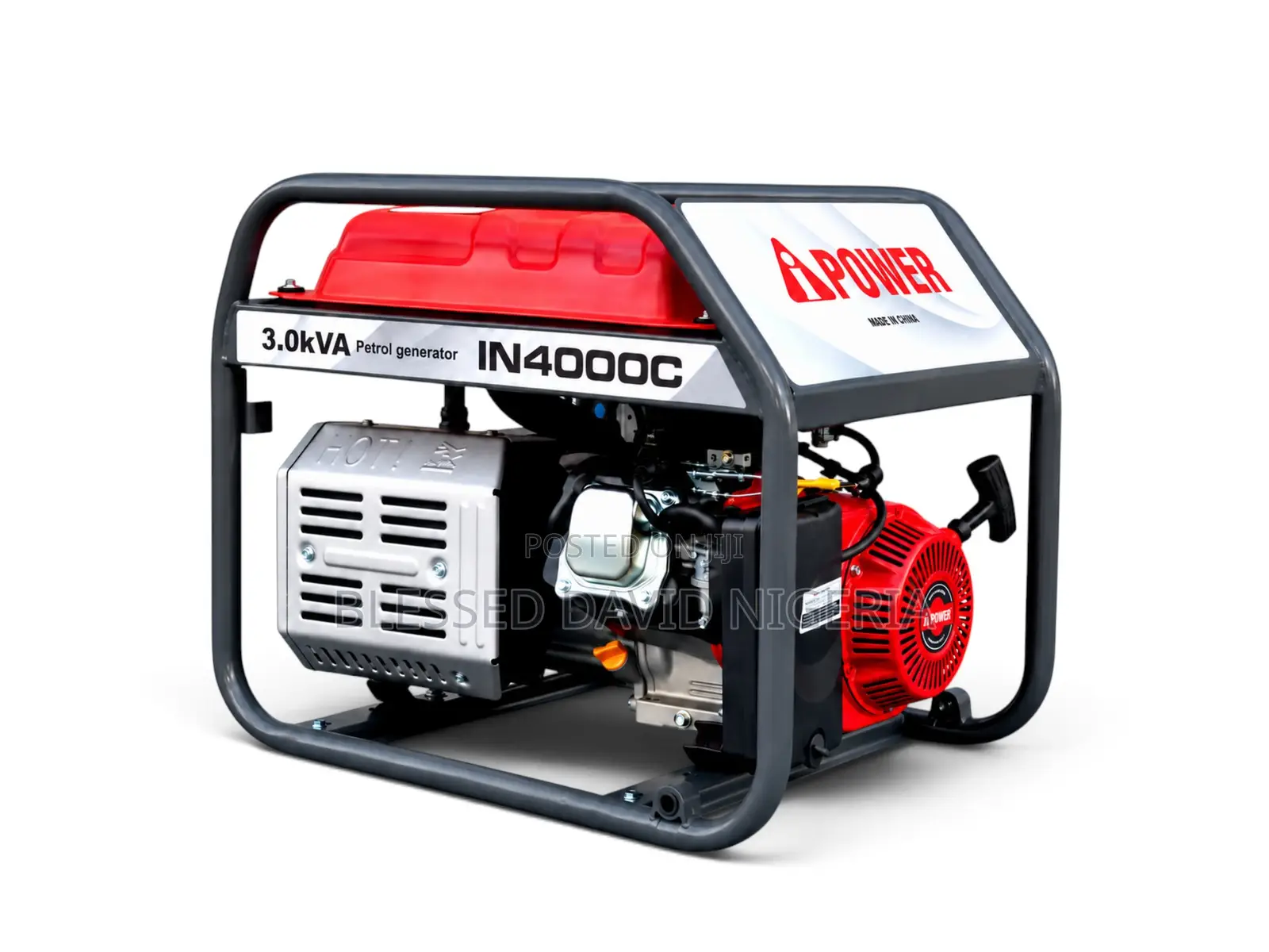 iPower IN4000C 3.0kva Manual Start Petrol Generator 100% Copper