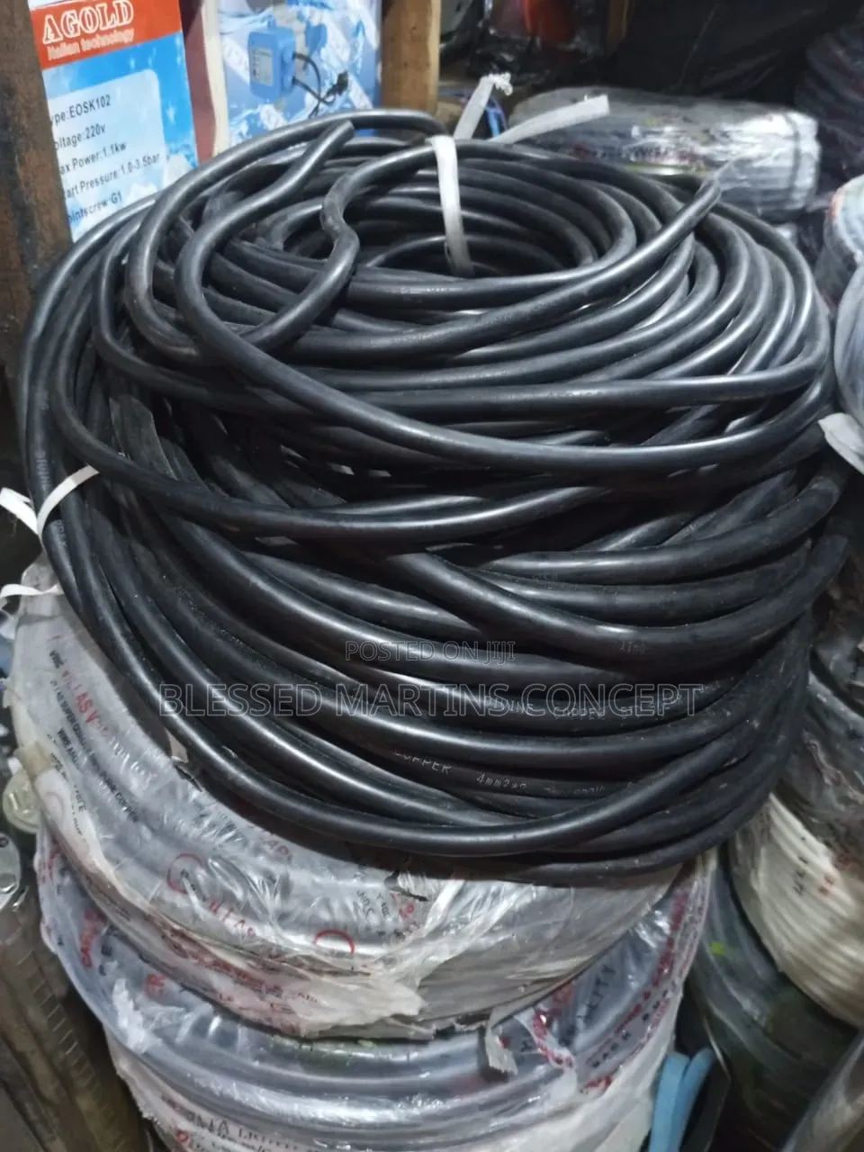 2.5mm X4 Core Electric Cable for Submersible Water Pump.By 100m Length