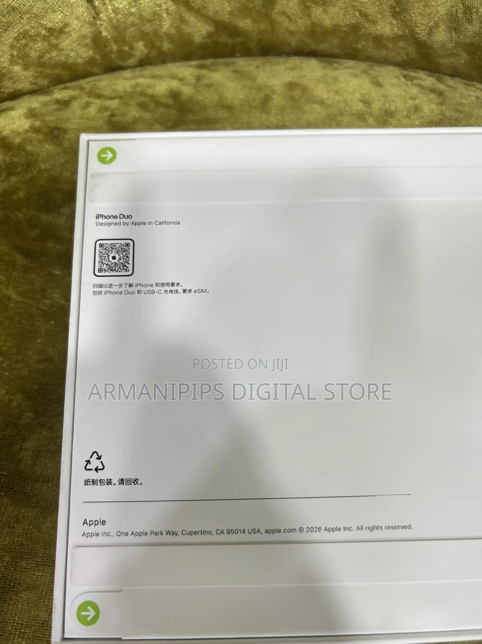 New Apple iPhone Duo 512 GB White