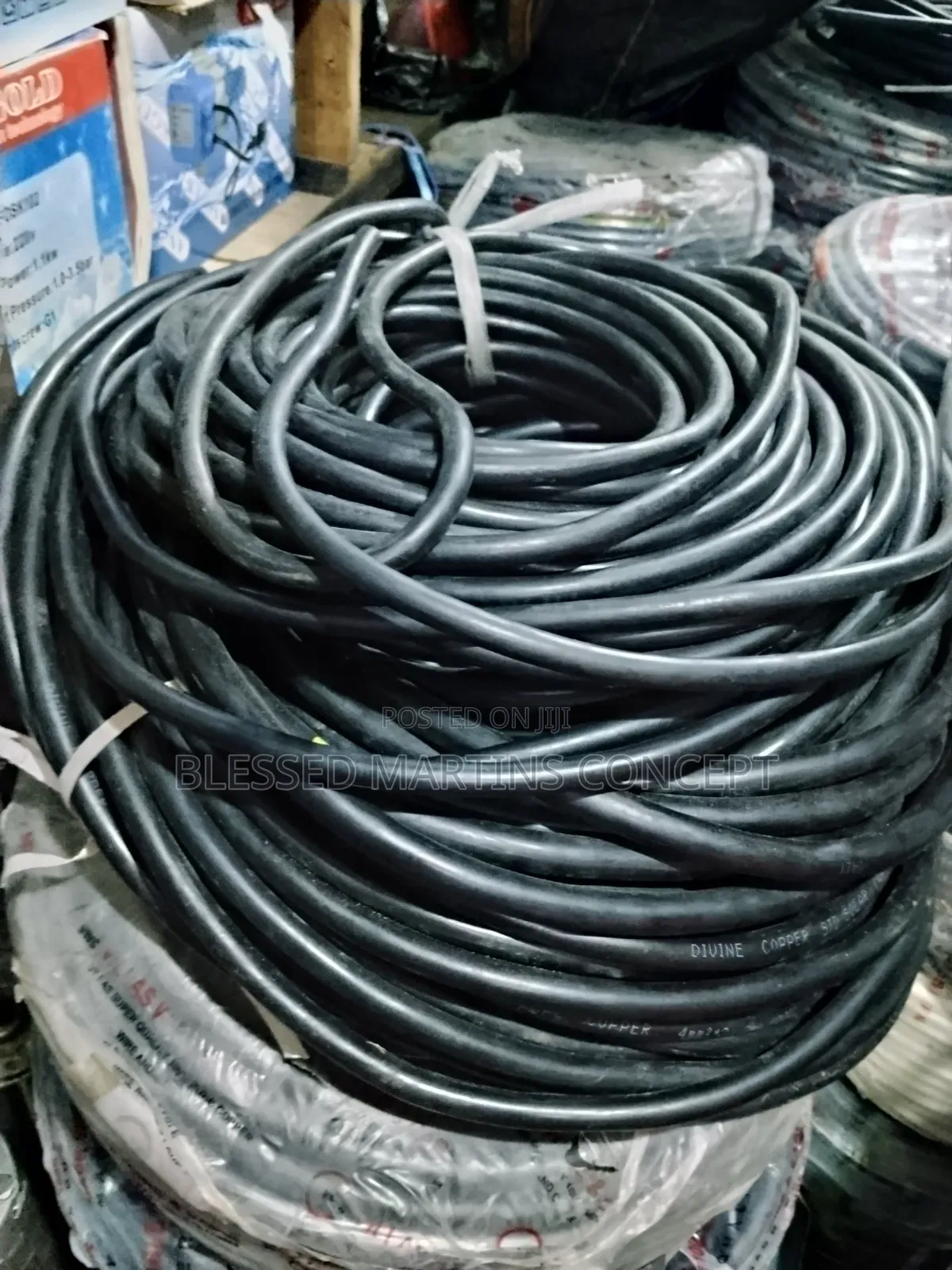 2.5mm X3 Core Copper Cable for Submersible Water Pumps. By 100m Length