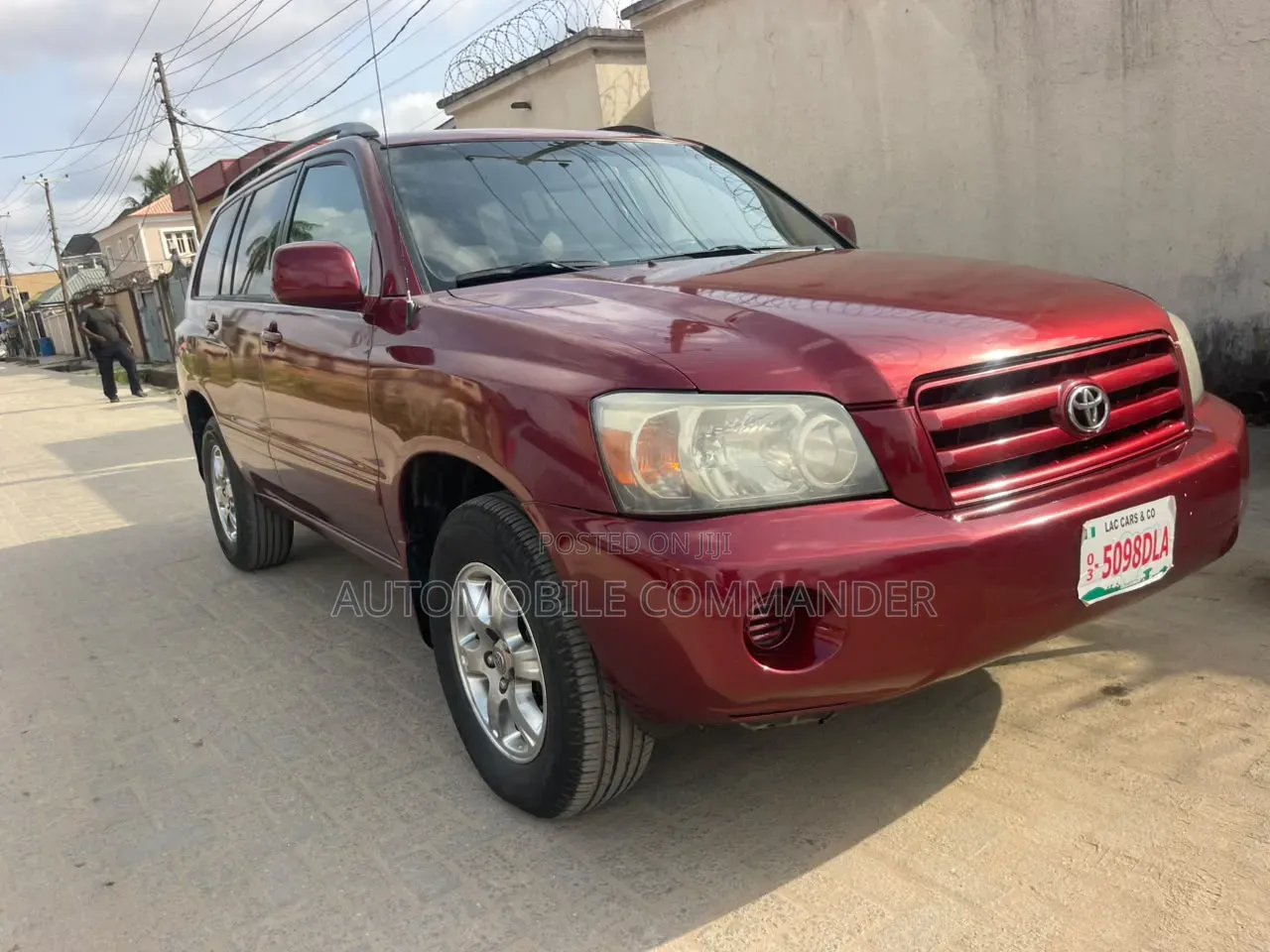 Toyota Highlander 2004 Red