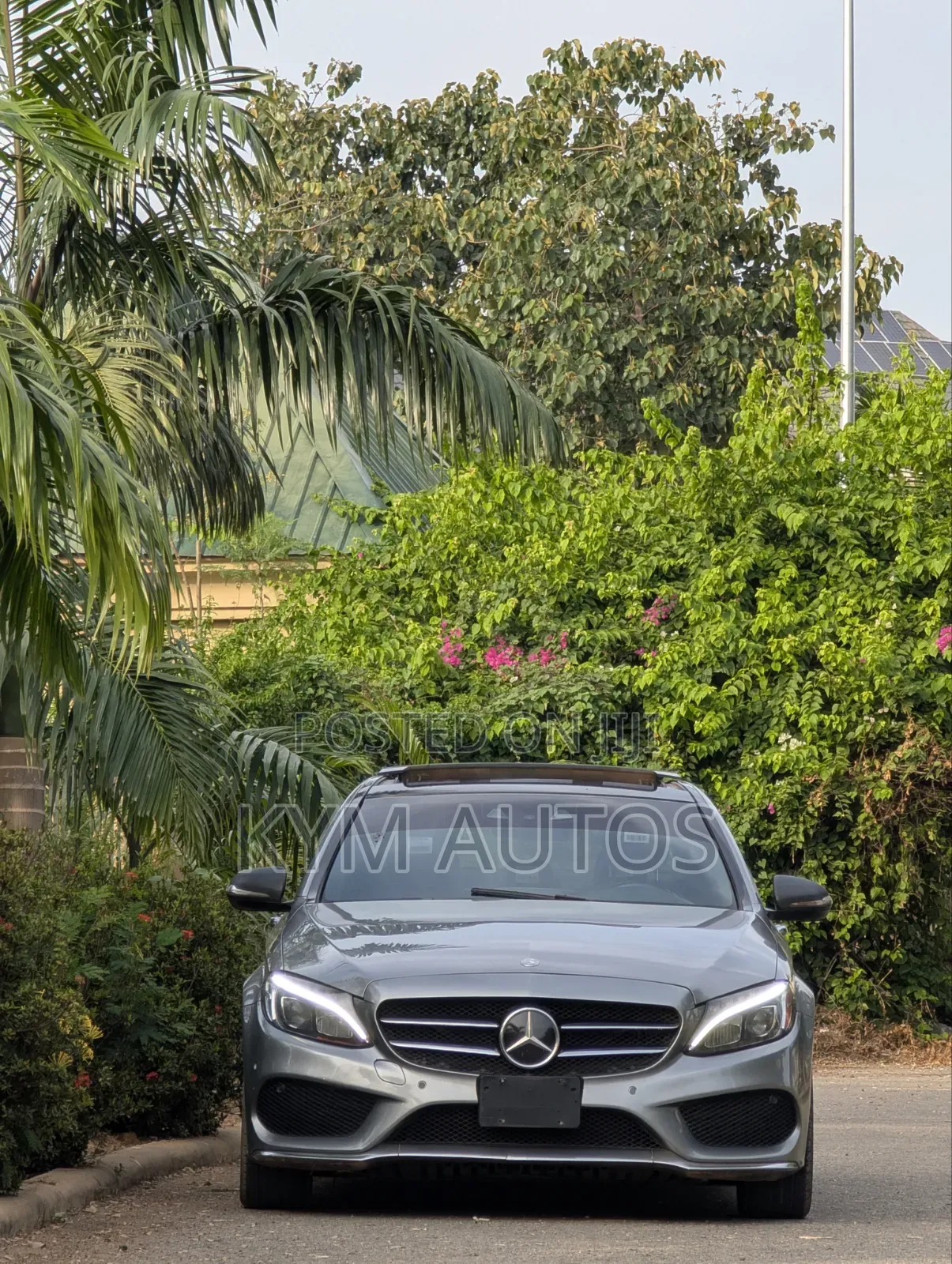 Mercedes-Benz C400 4Matic AWD Sedan (3.0L V6 7A) 2015 Gray