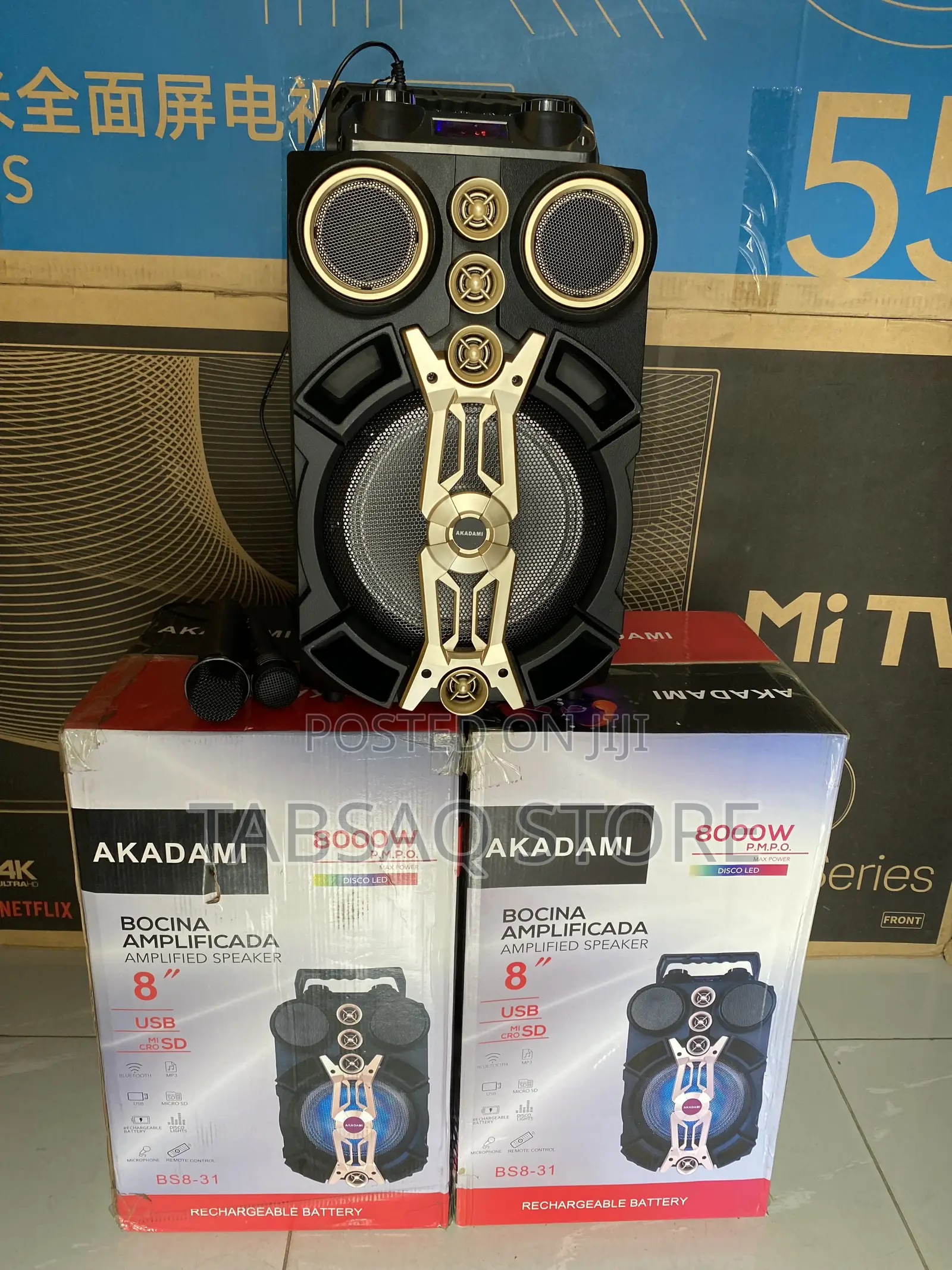 Akadami Amplified Speaker/ Public Address System | 8000w| Bs8-31