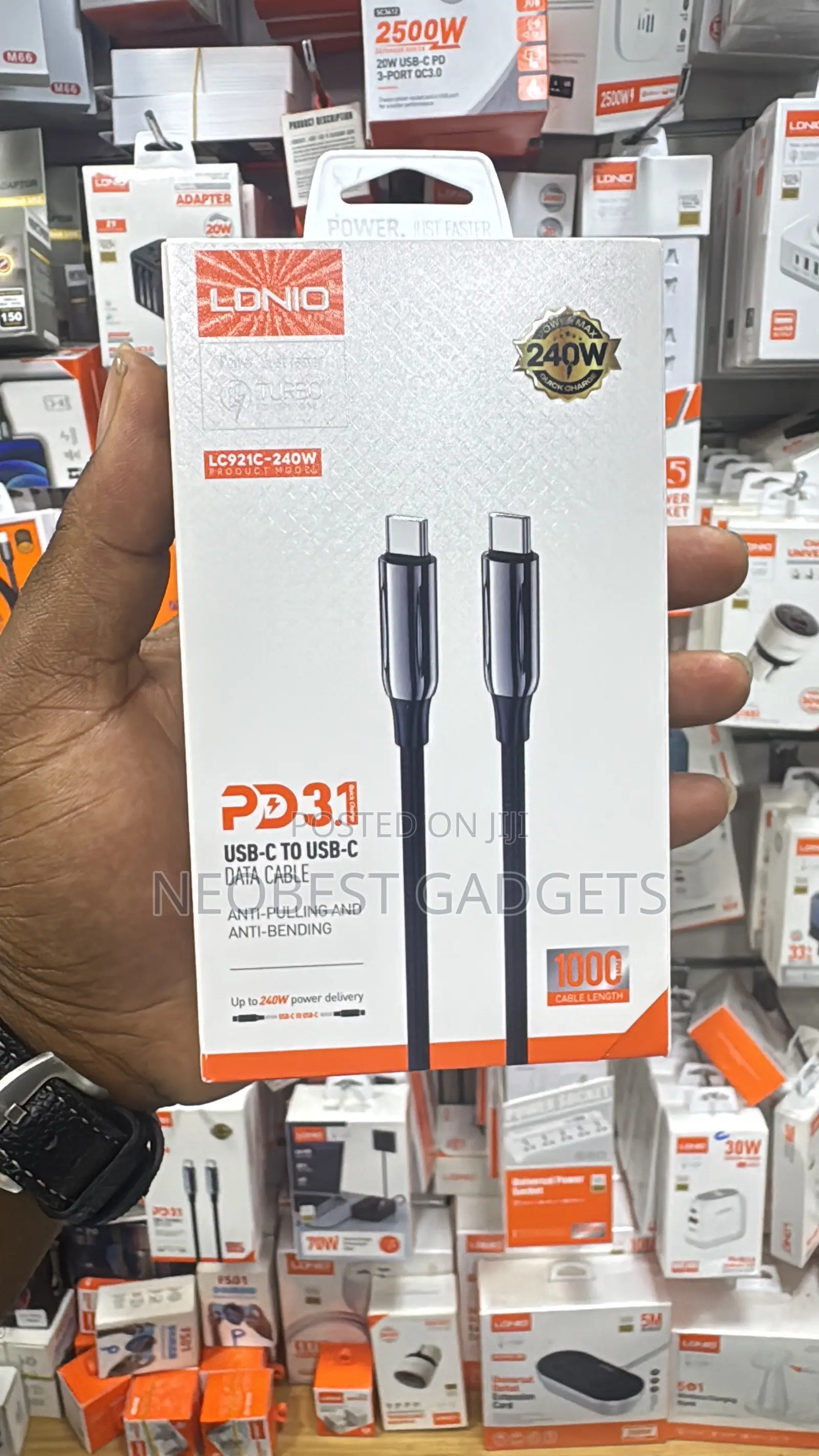 LDNIO 240Watts Fast Charging Cable
