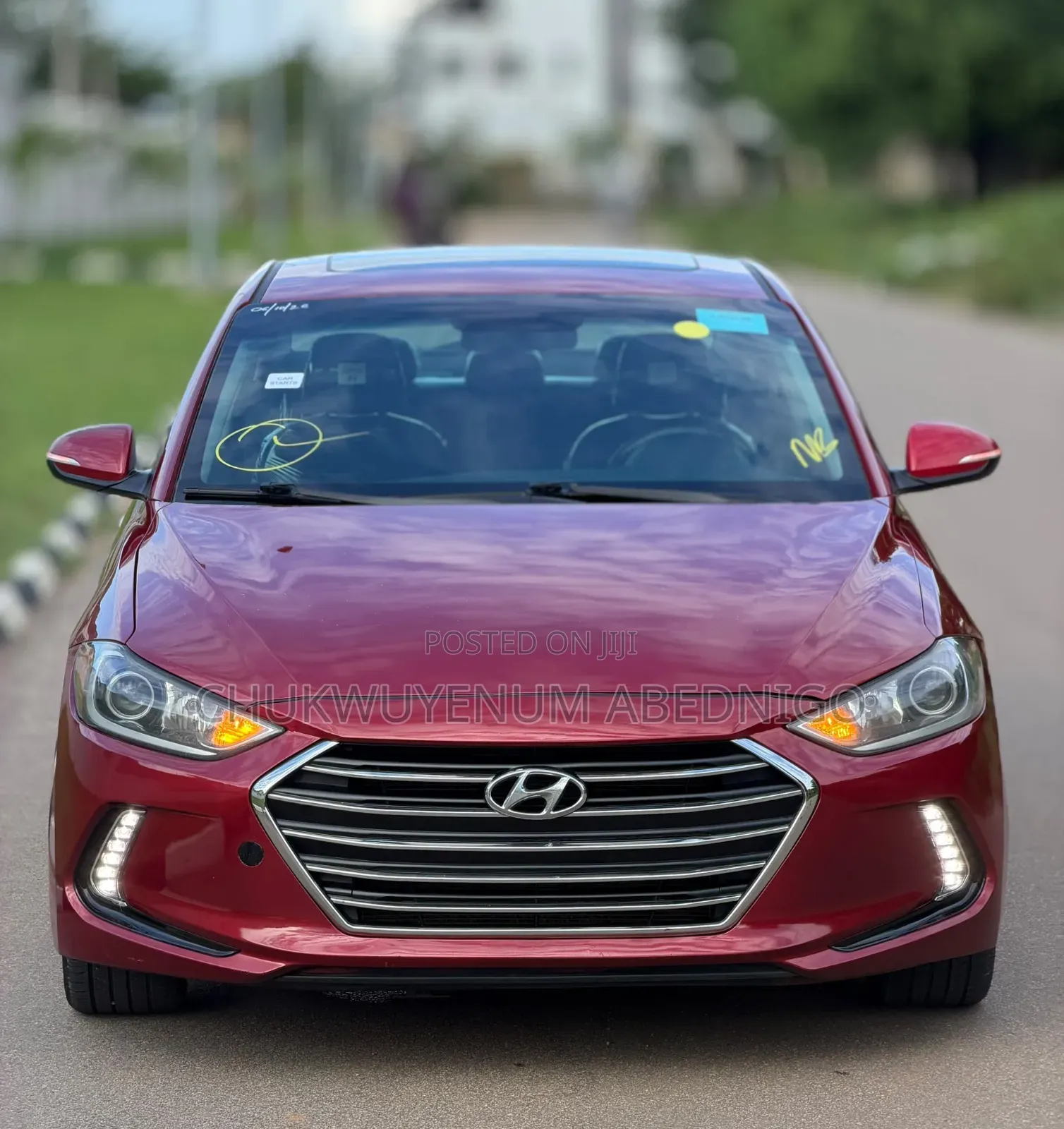 Hyundai Elantra 2017 Red