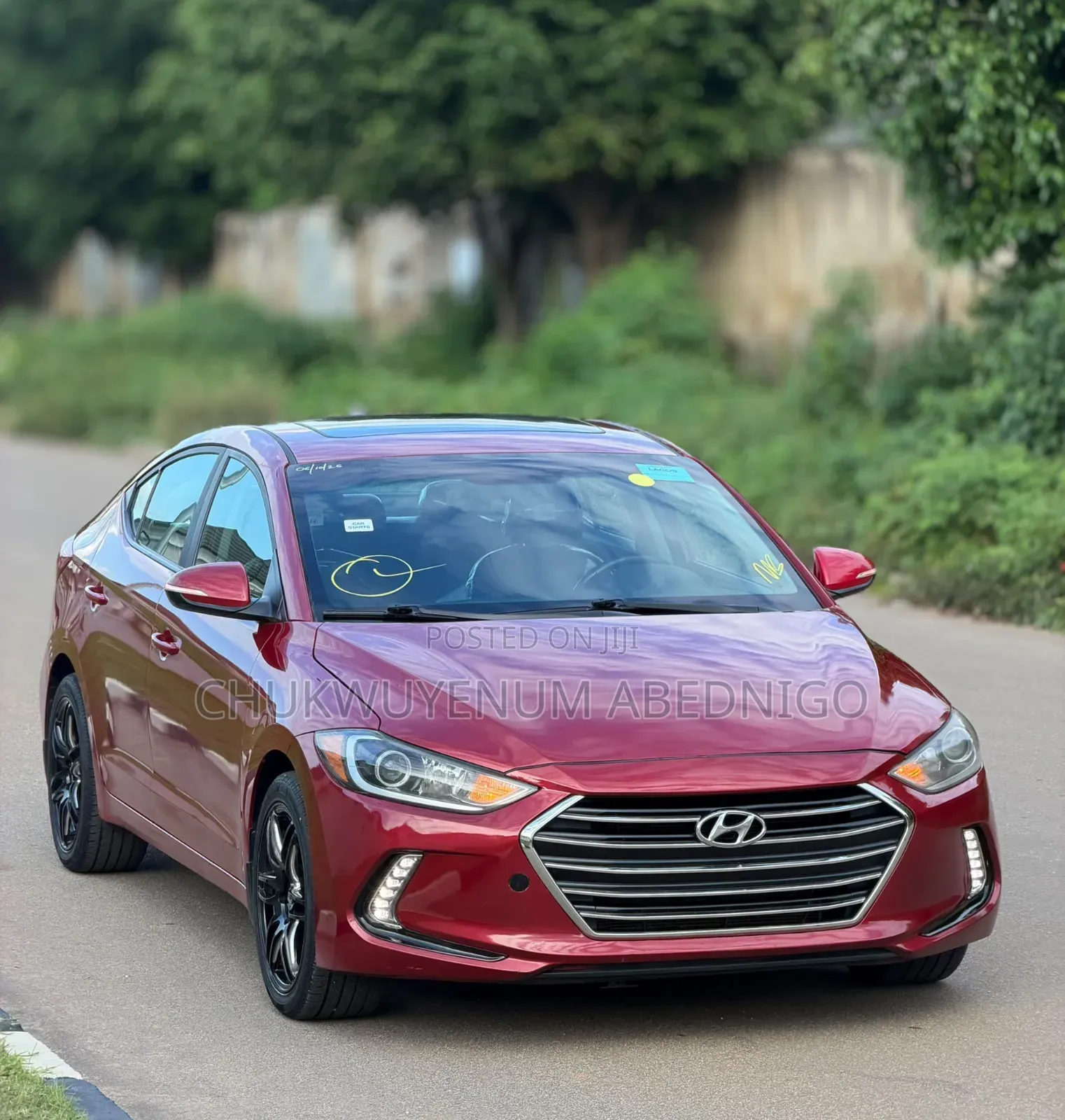 Hyundai Elantra 2017 Red