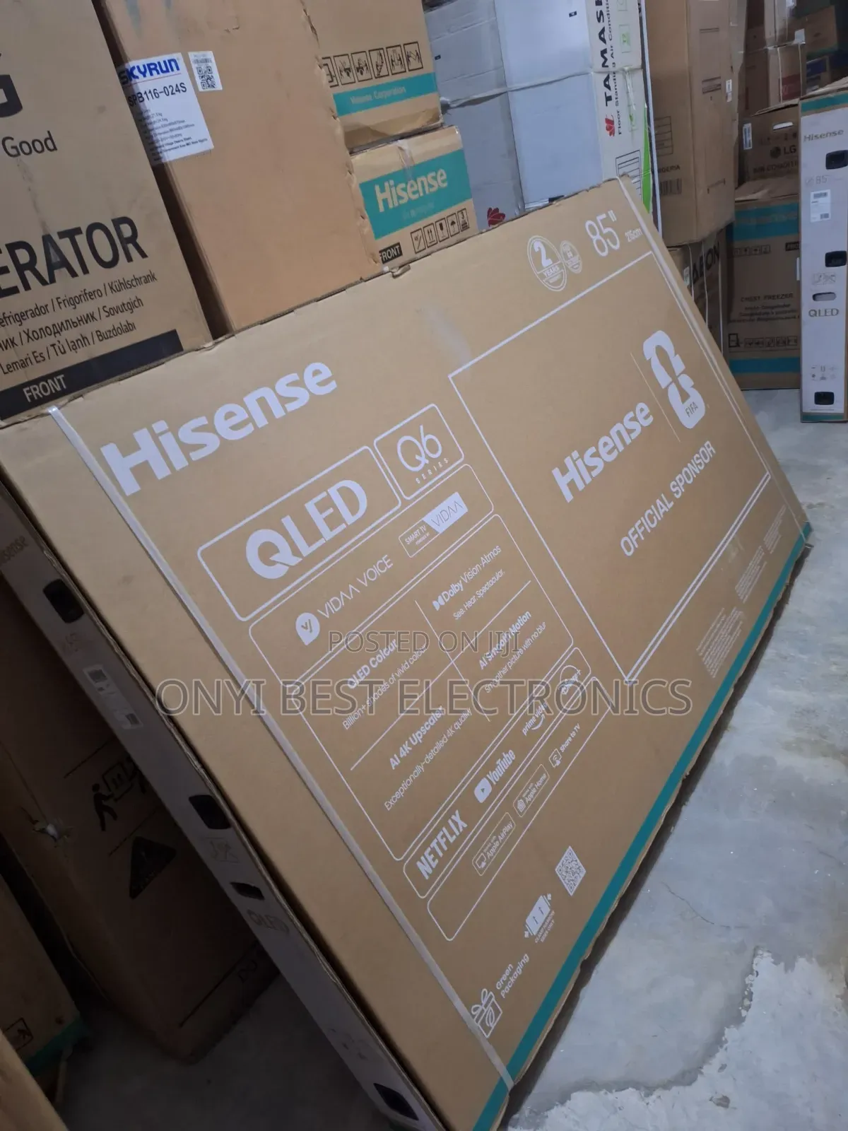 Hisense 85′′ Qled 4k Smart Led TV – 85q6q