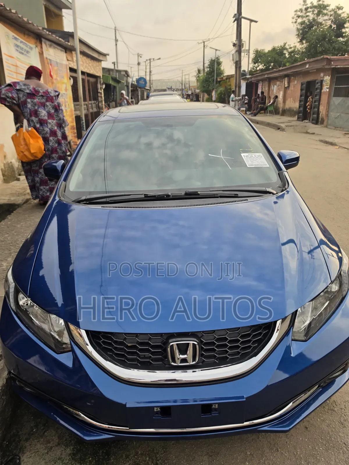 Honda Civic EX 4dr Sedan (1.8L 4cyl CVT) 2015 Blue