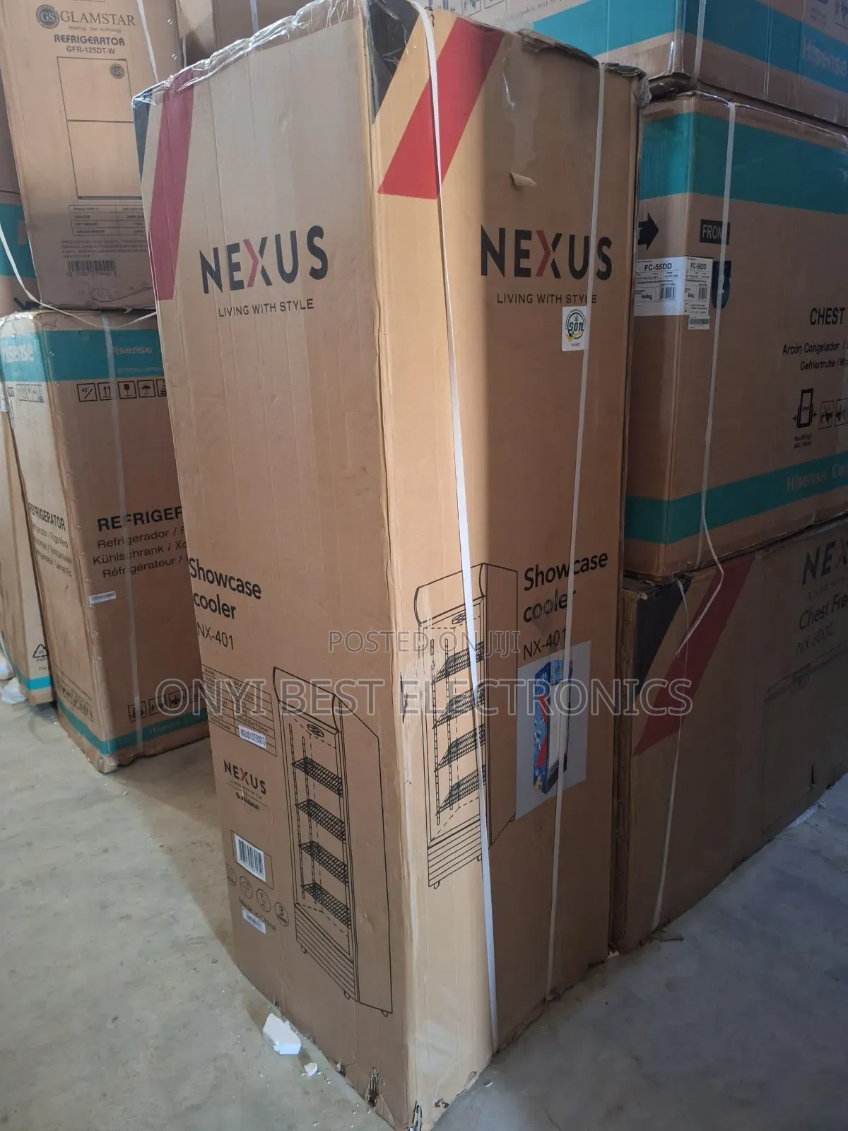 Nexus Upright Showcase Fridge / Chiller | NX-401