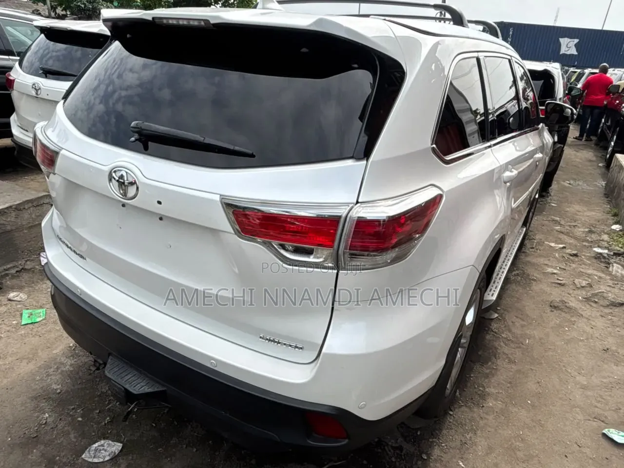 Toyota Highlander Limited V6 4x4 (3.5L 6cyl 6A) 2016 White