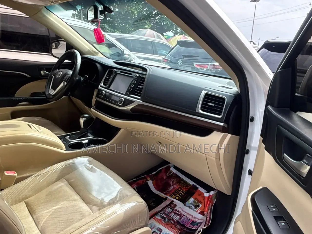 Toyota Highlander Limited V6 4x4 (3.5L 6cyl 6A) 2016 White