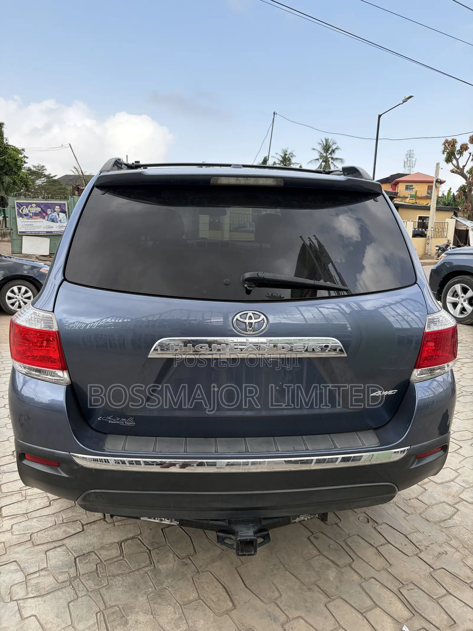 Toyota Highlander Limited 2012 Blue